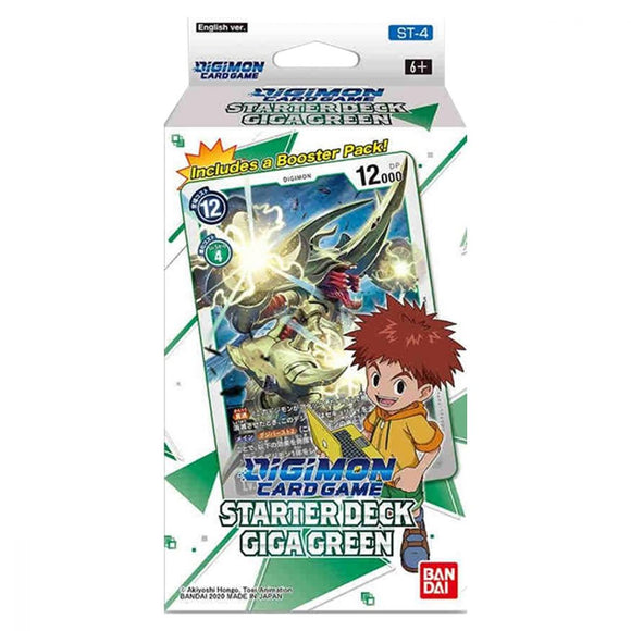 Digimon Card Game Series 04 Starter Deck Giga Green - The Gaming Verse