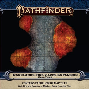 Pathfinder Accessories Flip Tiles Darklands Fire Caves - The Gaming Verse