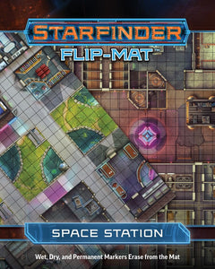 Starfinder Flip Mat Space Station - The Gaming Verse