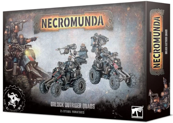 300-98 Necromunda Orlock Outrider Quads - The Gaming Verse