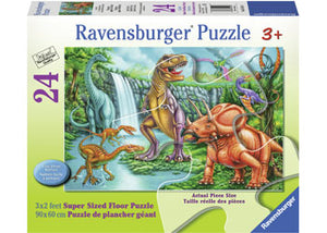Ravensburger - Dino Falls Supersize Puzzle 24pc - The Gaming Verse