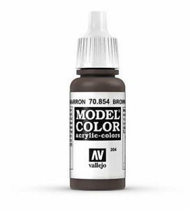 Vallejo Model Colour Brown Glaze 17ml - The Gaming Verse