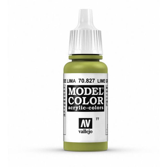 Vallejo Model Colour Lime Green 17ml - The Gaming Verse