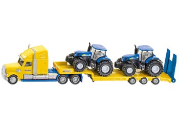 Siku - Truck with 2 New Holland Tractors 1:87 1805 - The Gaming Verse