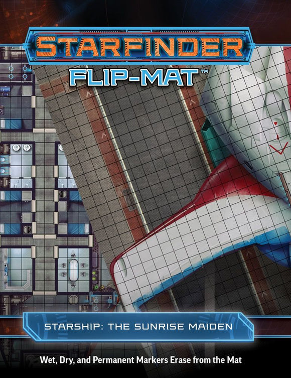 Starfinder RPG - Flip Mat Starship The Sunrise Maiden - The Gaming Verse