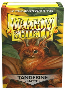 Dragon Shield 100 Tangerine Matte - The Gaming Verse