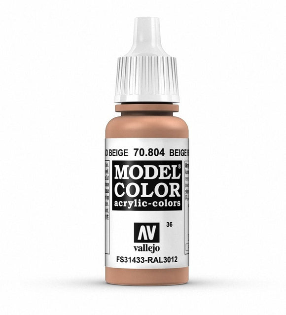 Vallejo Model Colour Beige Red 17ml - The Gaming Verse