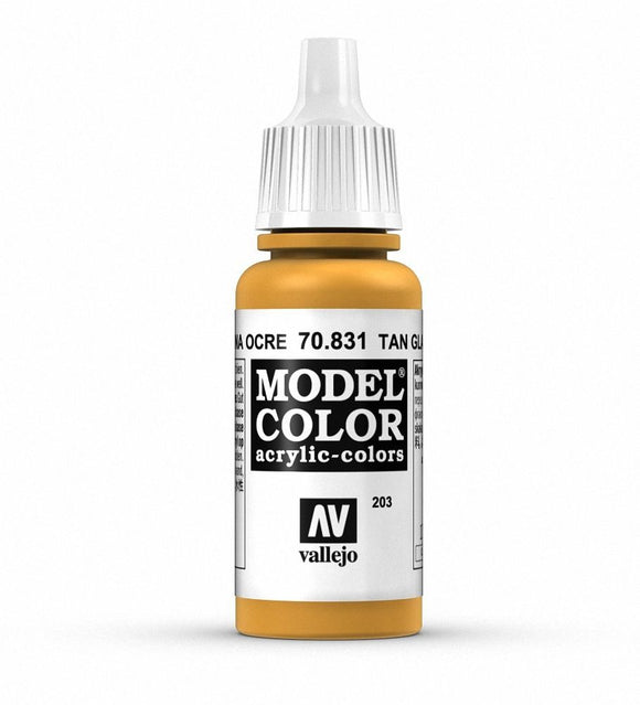 Vallejo Model Colour Tan Glaze 17ml - The Gaming Verse