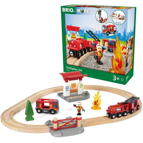 BRIO Set - Firefighter Set 18pc - The Gaming Verse