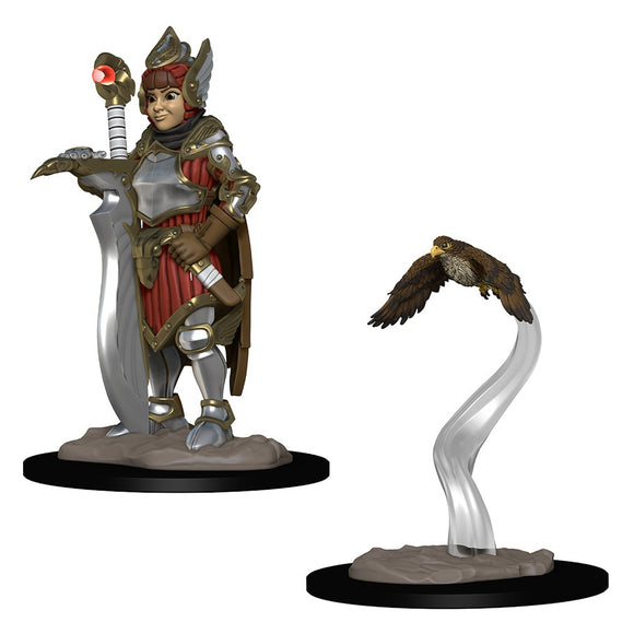 WizKids - RPG Figures Girl Fighter & Hunting Falcon - The Gaming Verse