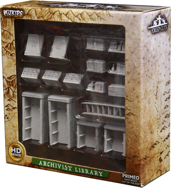 WizKids - Unpainted Archivist Library - The Gaming Verse