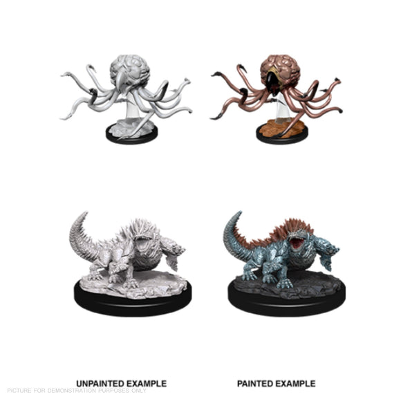 D&D Nolzurs Marvelous Unpainted Miniatures Grell and Basilisk - The Gaming Verse